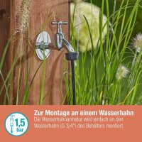 GARDENA Hahnanschluss Micro-Drip-System 13224-20 4,6 mm (3/16 Zoll) Wasseranschluss, 26,5 mm (G 3/4 Zoll) Gewinde, 1 St.