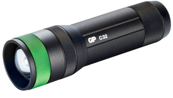 GP C32 LED Taschenlampe schwarz 10,6 cm, 1 St.