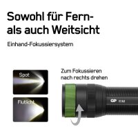 GP C32 LED Taschenlampe schwarz 10,6 cm, 1 St.
