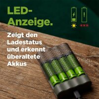GP ReCyko USB-Akku-Schnellladegerät inkl. Akkus