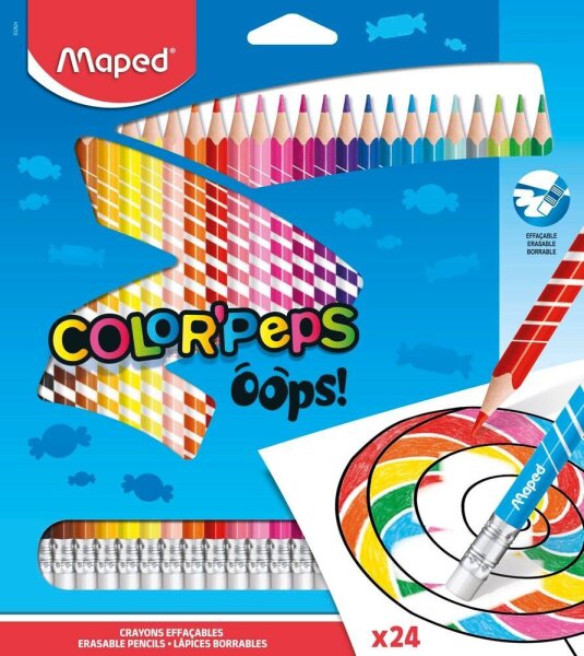 maped COLORPEPS Buntstifte farbsortiert, 24 St.
