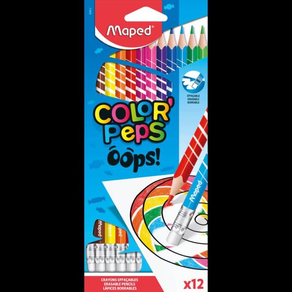 maped COLORPEPS Buntstifte farbsortiert, 12 St.