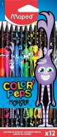 maped COLOURPEPS MONSTER Buntstifte farbsortiert, 12 St.