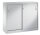 CP Schiebetürenschrank C 2000 Acurado, 2046-00 S10097 lichtgrau 2 Fachböden 120,0 x 40,0 x 97,5 cm