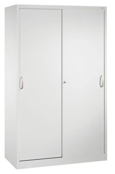 CP Schiebetürenschrank C 2000 Acurado, 2040-00 S10165 lichtgrau 4 Fachböden 120,0 x 40,0 x 195,0 cm