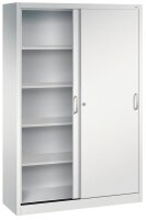 CP Schiebetürenschrank C 2000 Acurado, 2040-00 S10165 lichtgrau 4 Fachböden 120,0 x 40,0 x 195,0 cm