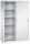 CP Schiebetürenschrank C 2000 Acurado, 2040-00 S10165 lichtgrau 4 Fachböden 120,0 x 40,0 x 195,0 cm