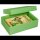 BUNTBOX L Geschenkboxen 3,6 l grün 26,6 x 17,2 x 7,8 cm, 2 St.