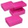 BUNTBOX M Geschenkboxen 1,1 l pink 17,0 x 11,0 x 6,0 cm, 3 St.