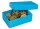 3 BUNTBOX M Geschenkboxen 1,1 l blau 17,0 x 11,0 x 6,0 cm  ( 70-2 )