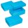 3 BUNTBOX M Geschenkboxen 1,1 l blau 17,0 x 11,0 x 6,0 cm  ( 70-2 )