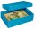 BUNTBOX L Geschenkboxen 3,6 l blau 26,6 x 17,2 x 7,8 cm, 2 St.