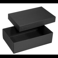 2 BUNTBOX L Geschenkboxen 3,6 l schwarz 26,6 x 17,2 x 7,8 cm  ( 71-8 )