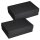 2 BUNTBOX L Geschenkboxen 3,6 l schwarz 26,6 x 17,2 x 7,8 cm  ( 71-8 )