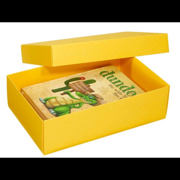BUNTBOX L Geschenkboxen 3,6 l gelb 26,6 x 17,2 x 7,8 cm, 2 St.