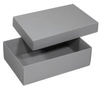 BUNTBOX L Geschenkboxen 3,6 l grau 26,6 x 17,2 x 7,8 cm, 2 St.