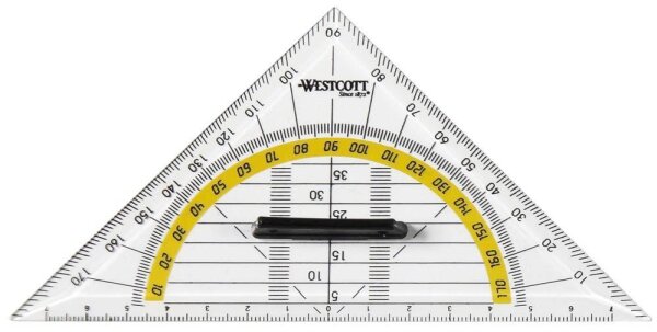 WESTCOTT Geometrie-Dreieck 16,0 cm