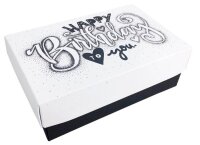 BUNTBOX Geburtstag M Geschenkboxen-Set weiß, 3 St.