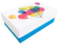 BUNTBOX Geburtstag L Geschenkboxen-Set weiß, 2 St.