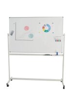 MAUL Mobiles Whiteboard MAULstandard 150,0 x 100,0 cm weiß spezialbeschichteter Stahl