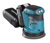 makita DBO180RTJ Akku-Exzenterschleifer 18,0 V, mit 2 Akkus
