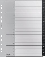 LEITZ Ordnerregister recycle 1207 DIN A4 Vollformat,...