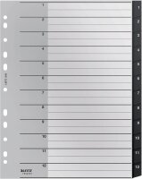 LEITZ Ordnerregister recycle 1209 DIN A4 Vollformat,...