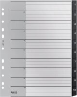 LEITZ Ordnerregister recycle 1208 DIN A4 Vollformat,...