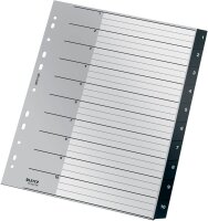 LEITZ Ordnerregister recycle 1208 DIN A4 Vollformat,...