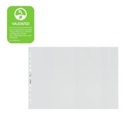 LEITZ Prospekthüllen recycle 4019 DIN A3 quer transparent genarbt 0,10 mm, 25 St.