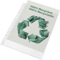Esselte Prospekthüllen DIN A4 transparent genarbt 0,07 mm, 100 St.