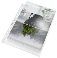 LEITZ Prospekthüllen recycle 4021 Maxi DIN A4 transparent genarbt 0,10 mm, 25 St.
