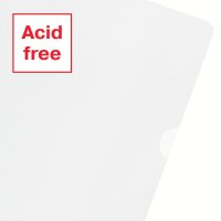 Esselte Sichthüllen DIN A4 transparent genarbt 0,10 mm, 100 St.