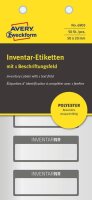 AVERY Zweckform Inventaretiketten 6905 schwarz 50,0 x...