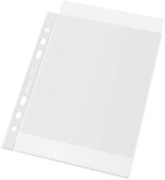 Esselte Prospekthüllen DIN A5 transparent genarbt 0,07 mm, 100 St.