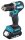 makita DDF487RAJ Akku-Bohrschrauber-Set 18,0 V, mit 2 Akkus