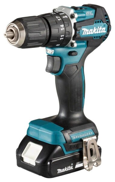 makita DHP487RAJ Akku-Schlagbohrschrauber 18,0 V, mit 2 Akkus