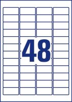 AVERY Zweckform Power-Etiketten L7873-20 weiß 45,7 x 21,2 mm, 20 Blatt