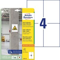 AVERY Zweckform Power-Etiketten L7876-20 weiß 105,0...
