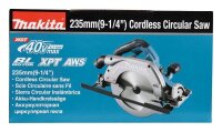 makita HS009GZ Akku-Handkreissäge 40,0 V max., ohne Akku