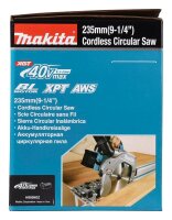 makita HS009GZ Akku-Handkreissäge 40,0 V max., ohne Akku