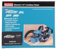 makita KP001GZ Akku-Hobel 40,0 V max., ohne Akku