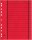 Wekre Trennblätter DIN A4 1-10 rot, 190 g/qm, 50 St.
