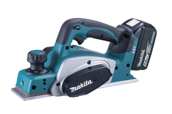 makita DKP180RTJ Akku-Hobel 18,0 V, mit 2 Akkus
