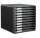 LEITZ Schubladenbox Formular-Set  schwarz 52940095, DIN A4 mit 10 Schubladen, 1 St.