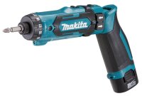 makita DF012DSE Akku-Bohrschrauber 7,2 V, mit 2 Akkus