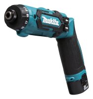 makita DF012DSE Akku-Bohrschrauber 7,2 V, mit 2 Akkus