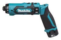 makita DF012DSE Akku-Bohrschrauber 7,2 V, mit 2 Akkus