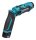 makita DF012DSE Akku-Bohrschrauber 7,2 V, mit 2 Akkus