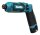 makita TD022DSE Akku-Schlagbohrschrauber 7,2 V, mit 2 Akkus